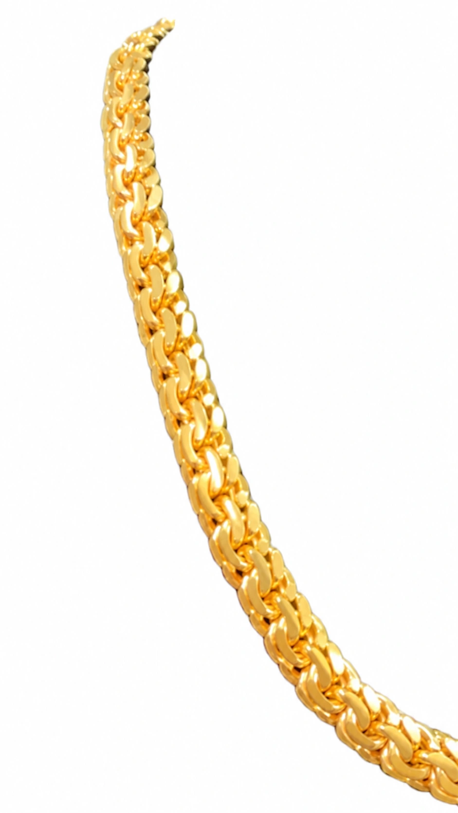 AI-assisted curved chain detail preview
